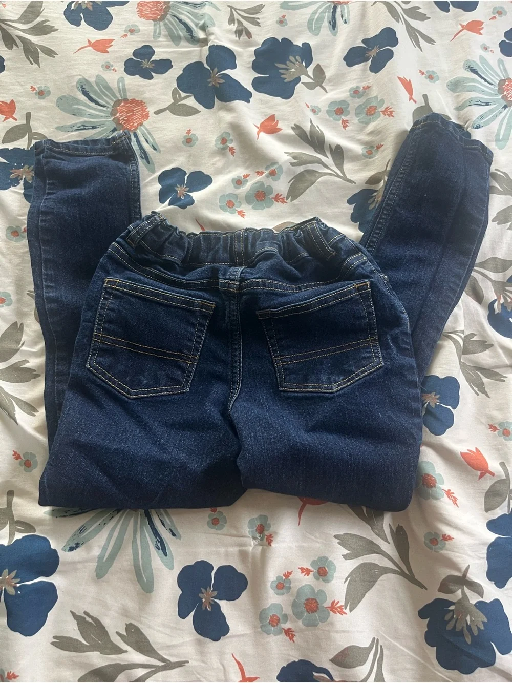 Kids Dark Blue Denim Jeans OshkoshB’gosh skinny 8R